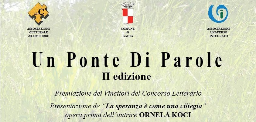 "Un ponte di Parole" locandina