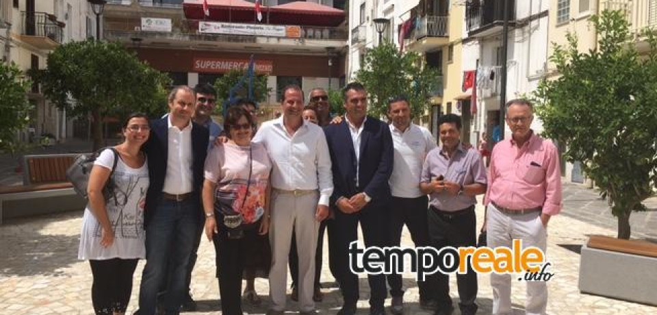 Gaeta / Vincent Capodanno, inaugurata la nuova piazza nel cuore di Via Indipendenza