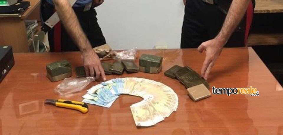 Minturno / Beccato con un chilo di hashish a Scauri, arrestato 34enne