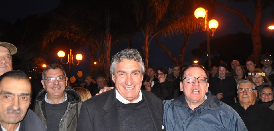 Gaeta / Primo discorso ufficiale di Massimo Magliozzi in Piazza della Libertà