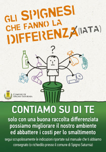Manifesto-differenziata Spigno Saturnia