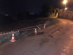 Foto crollo via del colle 2