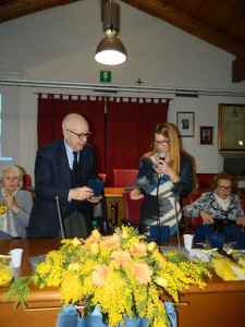 Il Sindaco con la presidente Fidapa