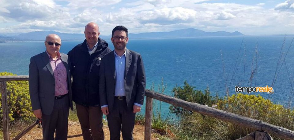 Gaeta / L’assessore regionale Mauro Buschini in visita al Parco Riviera di Ulisse