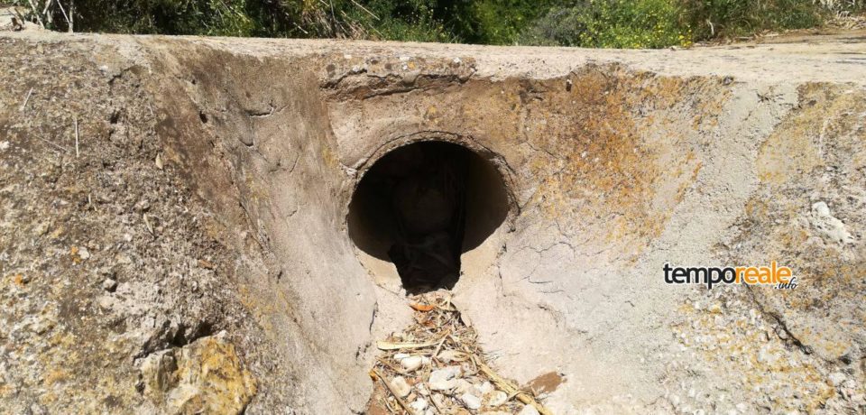 Gaeta / Pericolo pioggia in località Piroli, segnalazione di Casapound