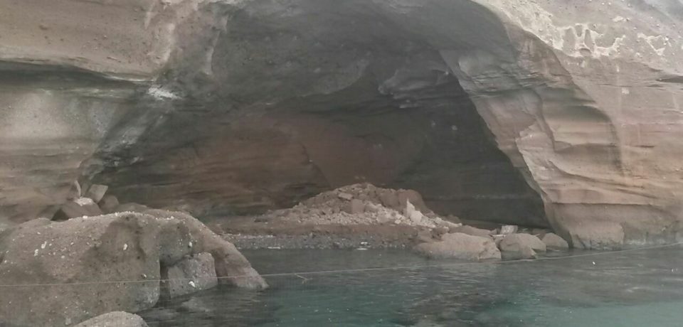 Ventotene / Nuovo crollo alla Grotta dei Passeri