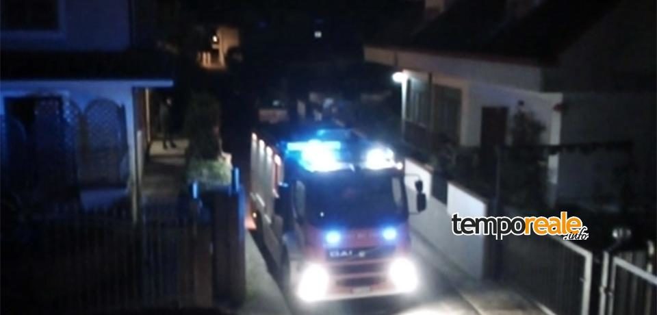 Minturno / Canna fumaria a fuoco, paura a Marina