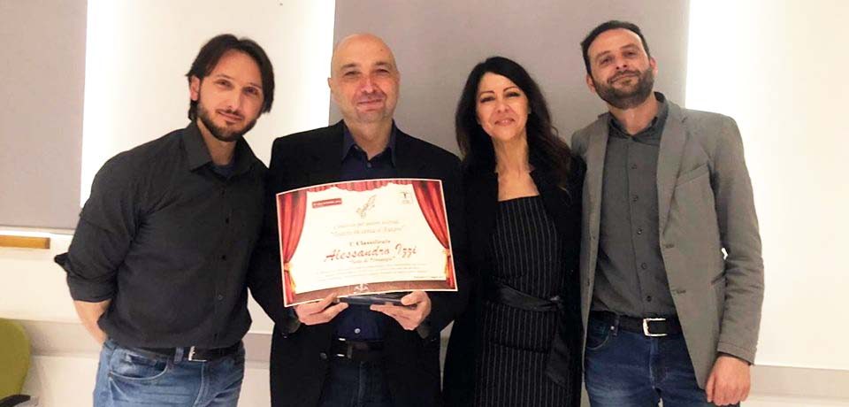 Gaeta / Nuovi riconoscimenti per Alessandro Izzi: premiato ad Avezzano e Porto Ercole
