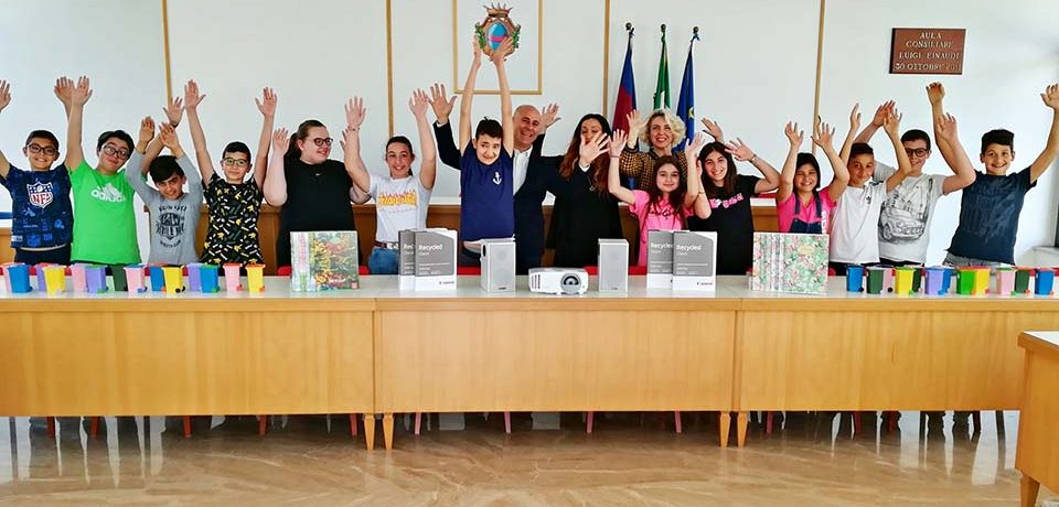 Fondi / “Olimpiadi della differenziata”, la cerimonia di premiazione