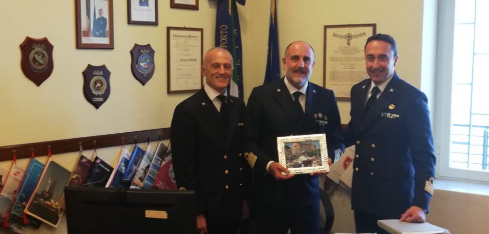 Gaeta / Il Direttore marittimo del Lazio in visita alla Capitaneria di Porto