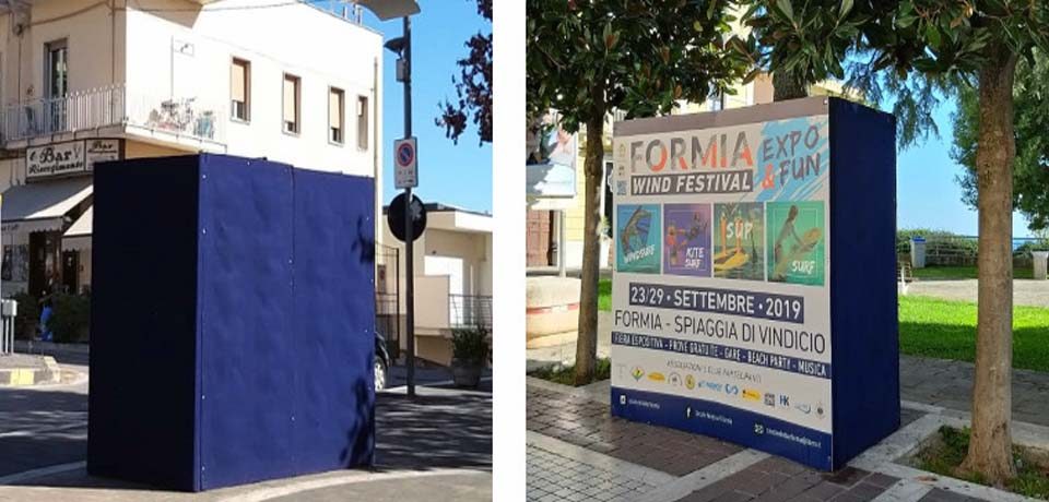 Formia / Totem pubblicitari, i dubbi dei consiglieri comunali della Lega