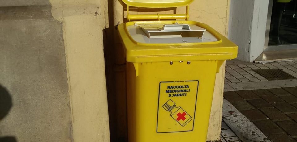Formia / Medicinali scaduti, il sistema di raccolta si rinnova e si incrementa