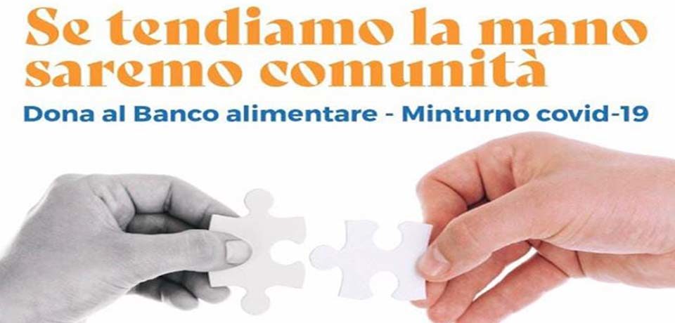 Coronavirus, il Comune di Minturno attiva il banco alimentare e il sindaco Stefanelli dona 1000 euro