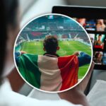 Tifoso sportivo italiano