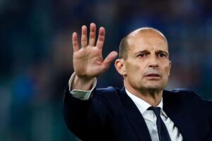 Massimiliano Allegri in primo piano