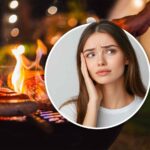 Ragazza dispiaciuta all'idea di dover rinunciare alla brace