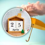 25 aprile e ombrello con maltempo