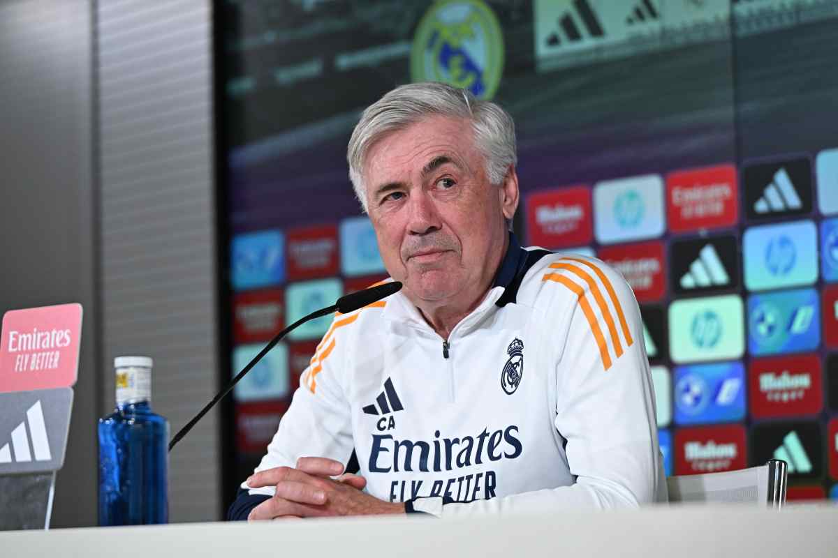 Carlo Ancelotti in conferenza