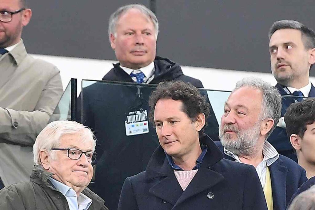 Elkann e Ferrero in tribuna