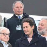 Elkann e Ferrero in tribuna