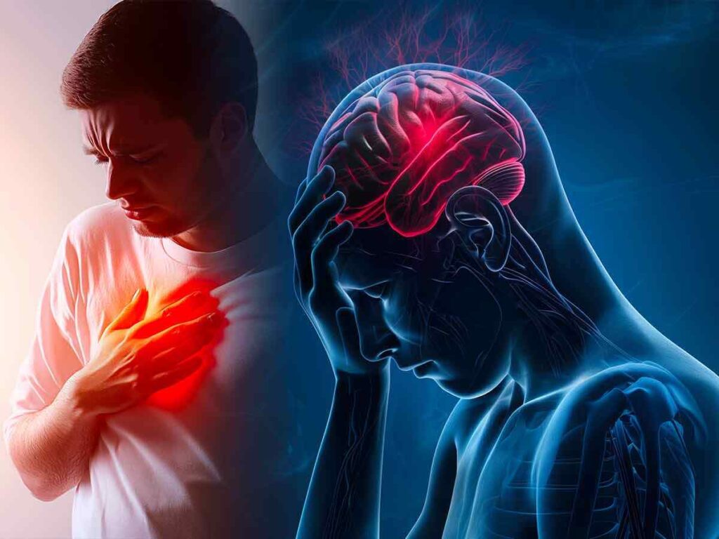 persona che si tocca cuore e testa