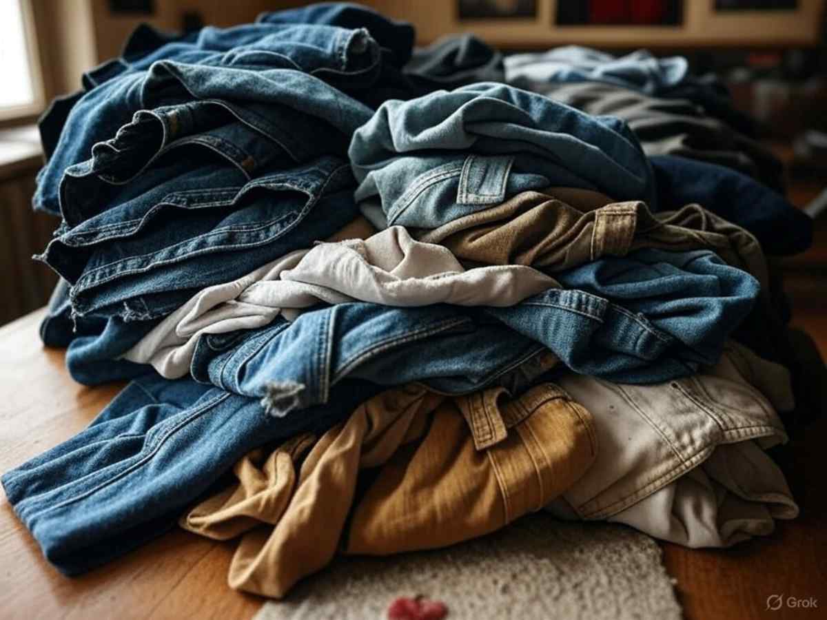 Abbigliamento usato di vario tipo