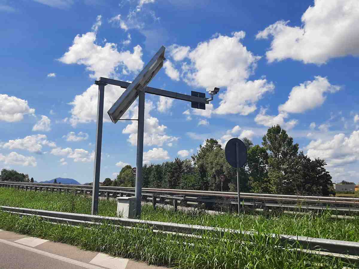 Autovelox su autostrada