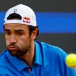 Matteo Berrettini deluso