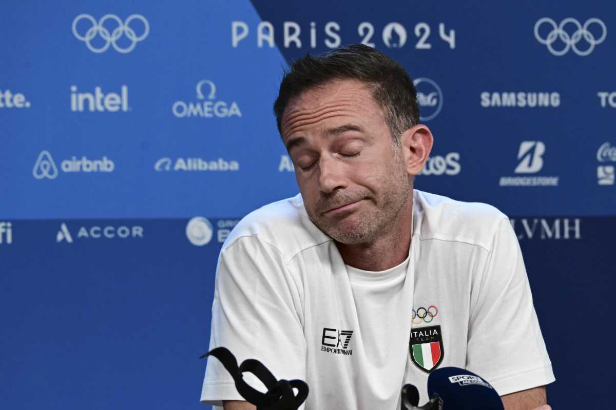 Filippo Volandri in conferenza stampa a Parigi