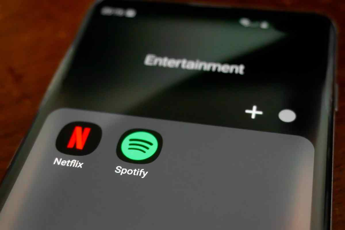 Netflix e logo Spotify