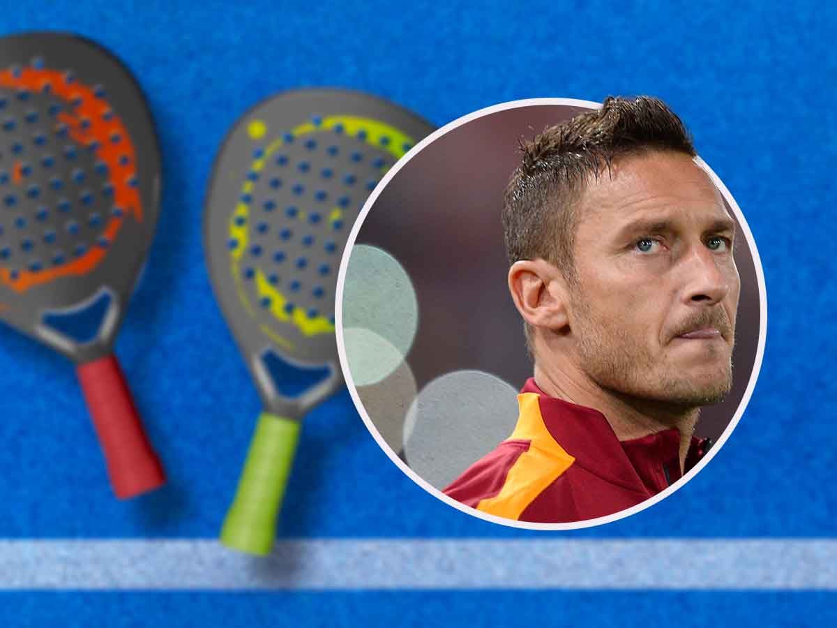 Il Padel costa caro a Totti, quello che è accaduto in diretta è stato una batosta