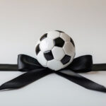 Simbolo lutto e pallone