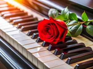 rosa su piano
