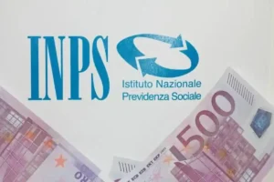 Inps logo con 500 euro