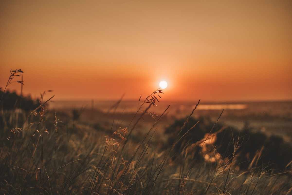 sole forte e caldo