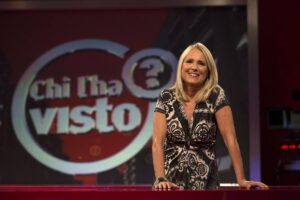 Federica Sciarelli, presentatrice di "Chi l'ha visto"