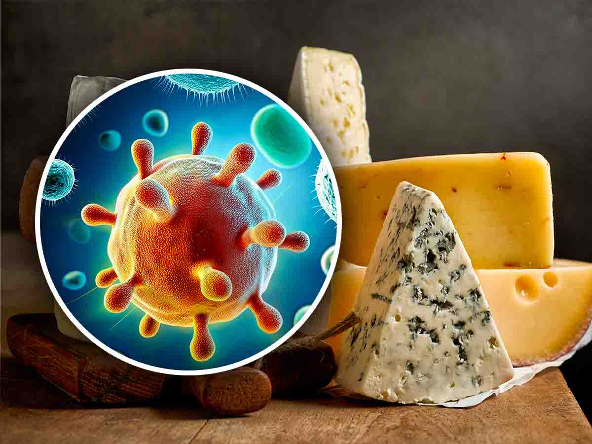formaggio e un virus