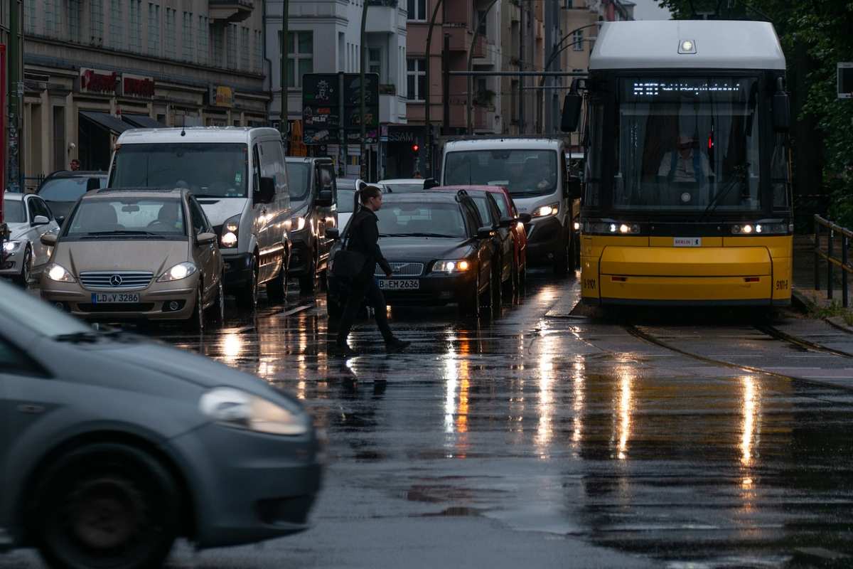 pioggia e maltempo in città