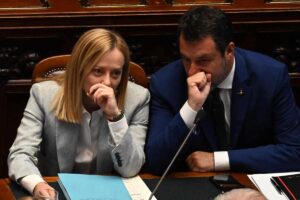 Giorgia Meloni e Matteo Salvini