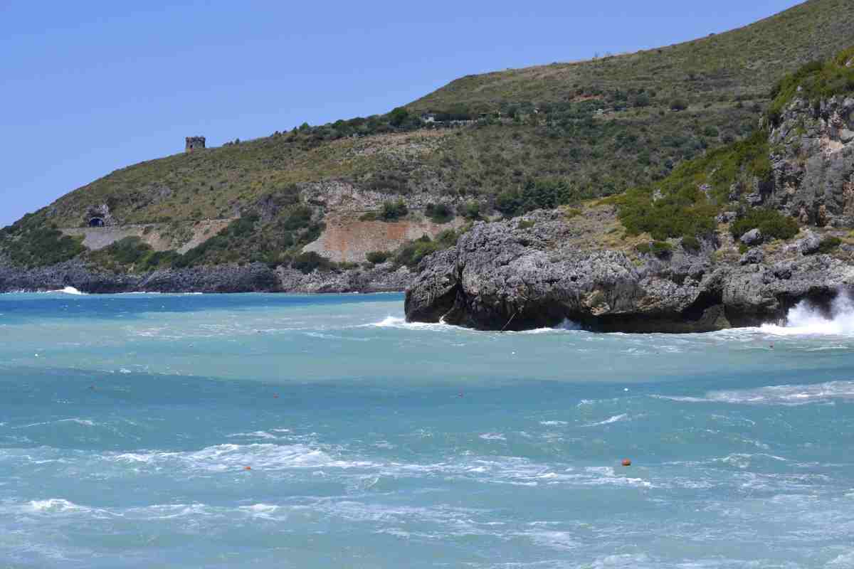 Mare e spiaggia a Marina di Camerota