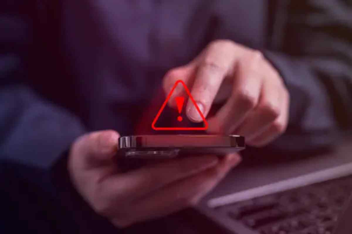 premi il telefono e simbolo divieto