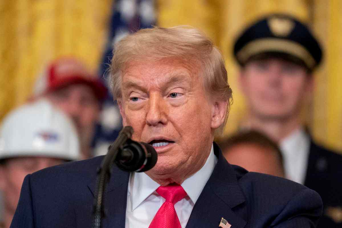 Donald Trump apparizione pubblica