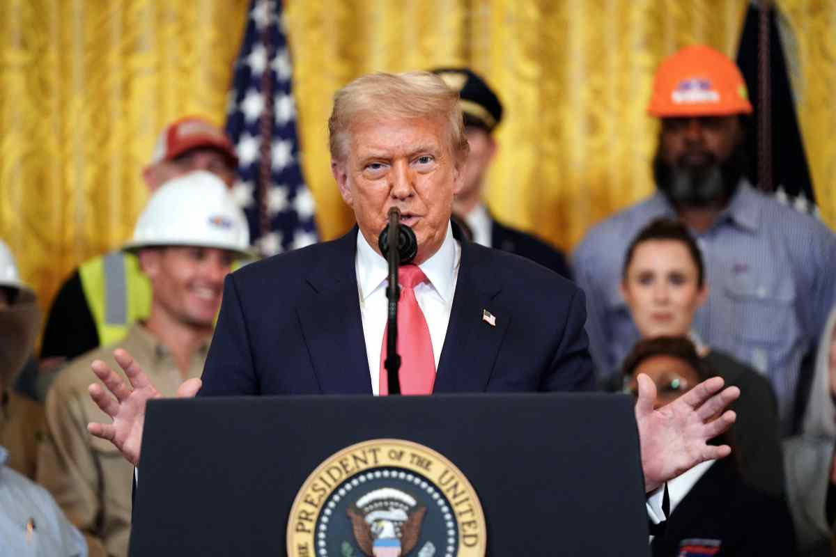 Donald Trump apparizione pubblica