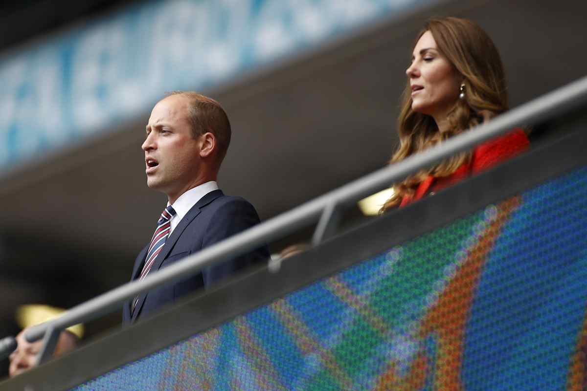 William e Kate allo stadio