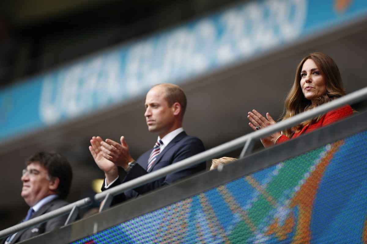 William e Kate allo stadio