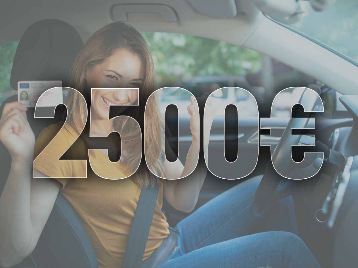 Bonus patente, 2.500 euro: somma da capogiro, che occasione Bonus patente, 2.500 euro: somma da capogiro, che occasione