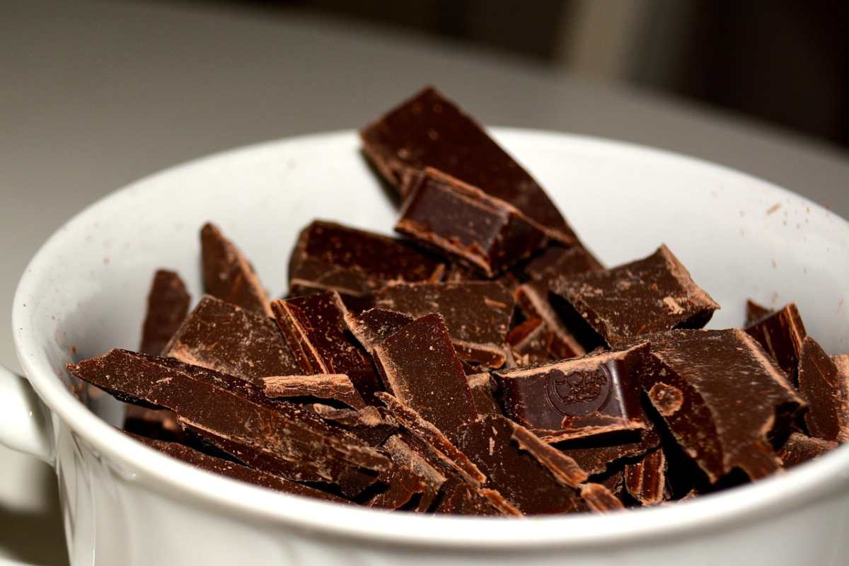 Cioccolato fondente a pezzetti
