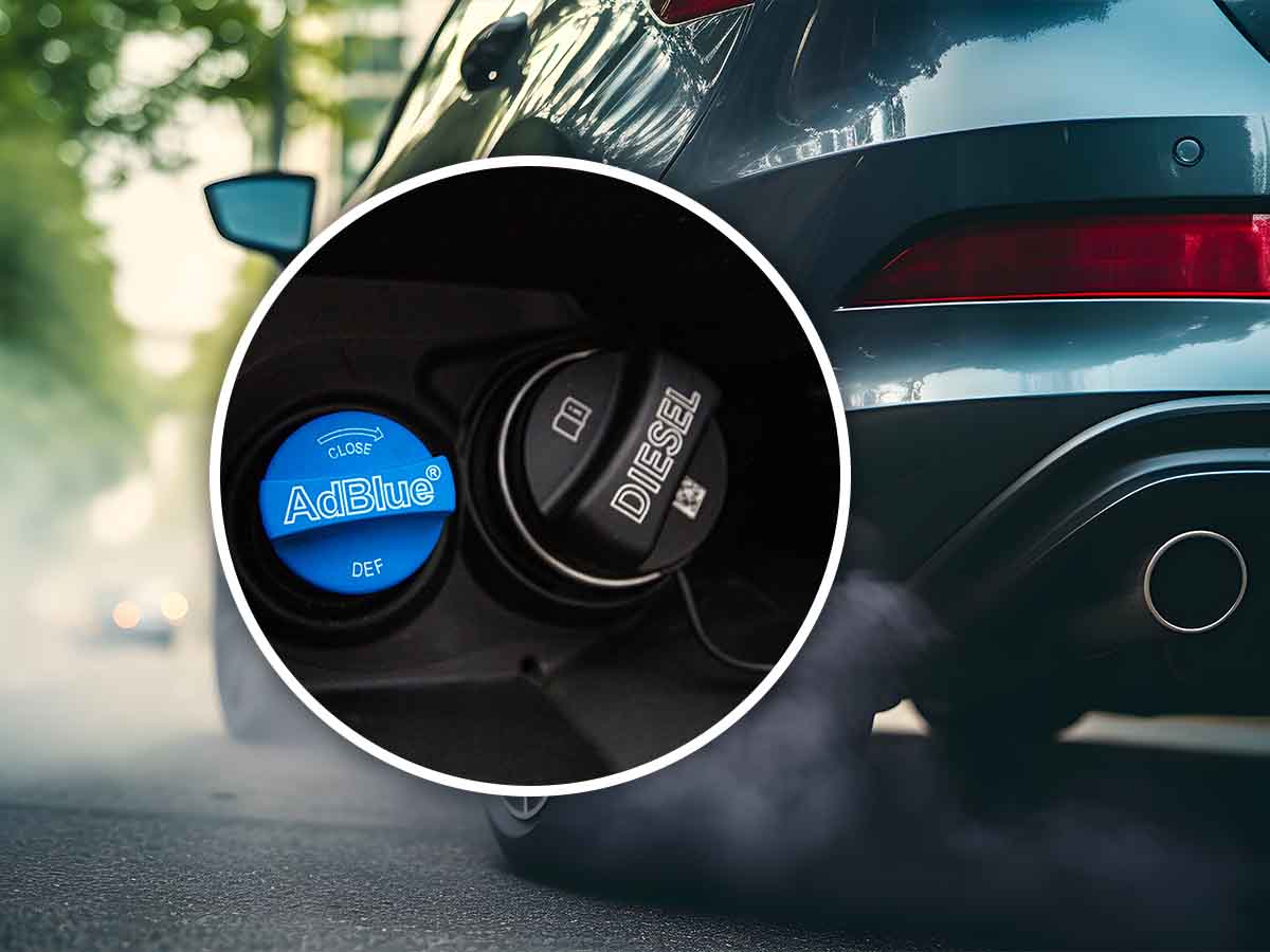 un serbatoio di un'auto Diesel