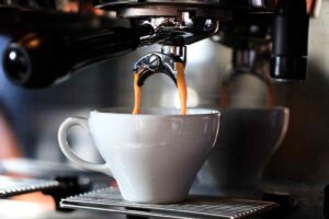 caffè con macchinetta