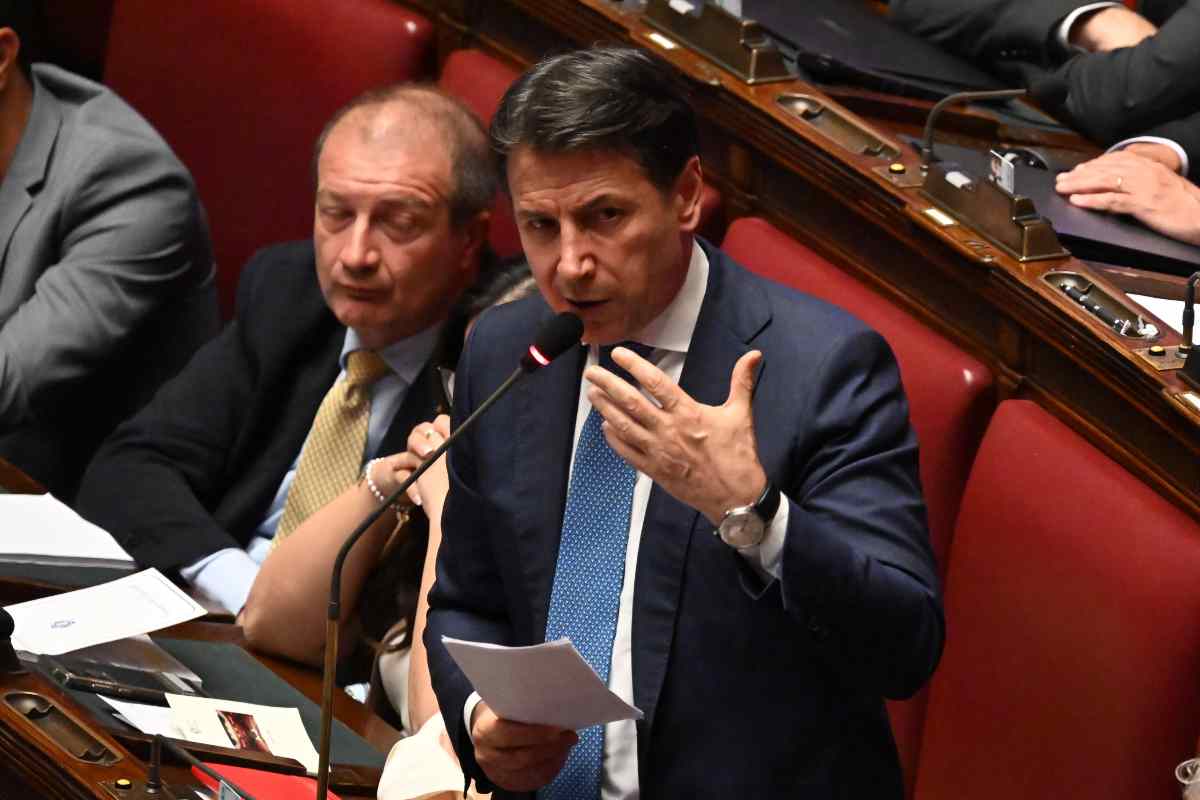 Giuseppe Conte in Parlamento
